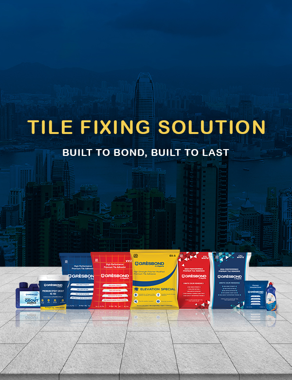 Tile Adhesive, Epoxy Grouts and Tile Cleaner in India